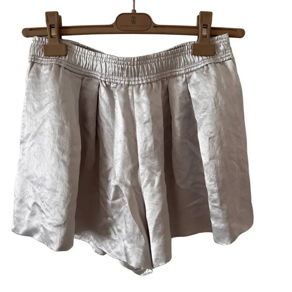 Club Monaco Nolly Satin Shorts 2